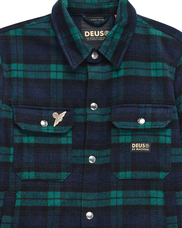 Maxwell Check Shirt - Green Check, view 8