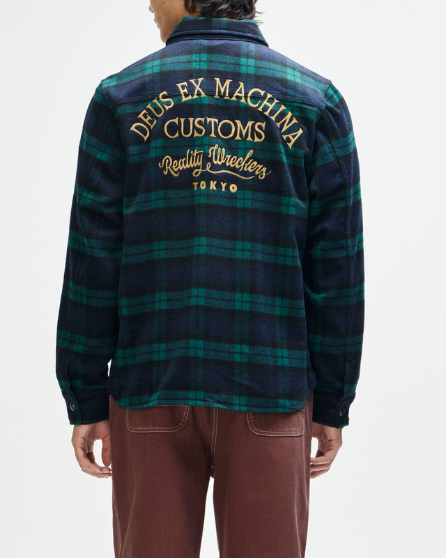 Maxwell Check Shirt - Green Check, view 2