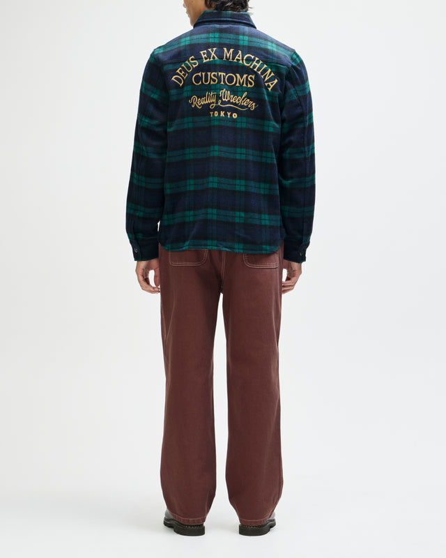 Maxwell Check Shirt - Green Check, view 7