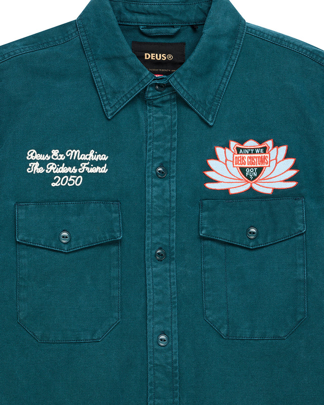 Sacred Chest Shirt - Racing Green, view 3