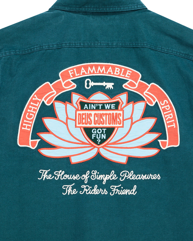 Sacred Chest Shirt - Racing Green, view 4