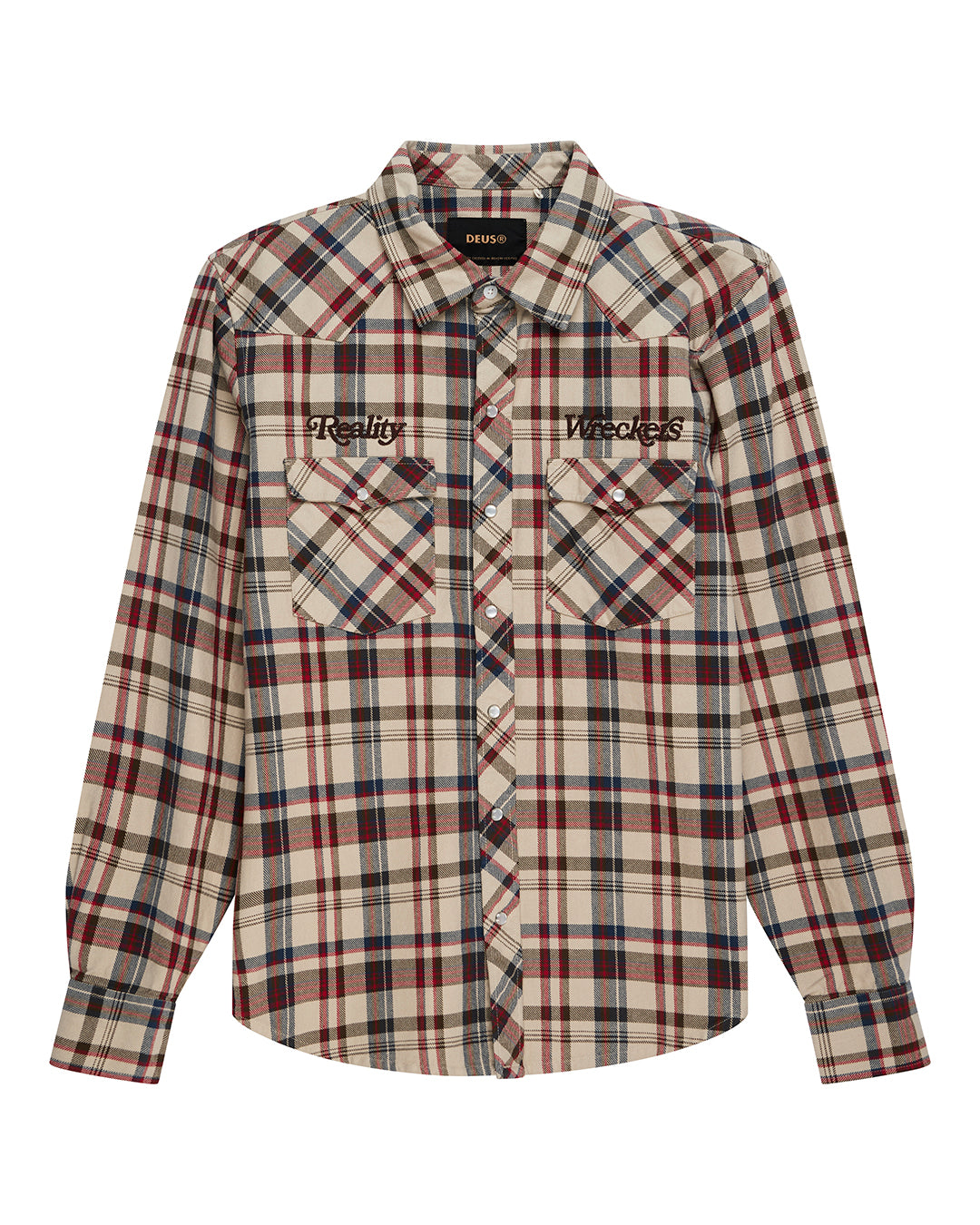 Shirts | Deus Ex Machina | Reality Wreckers Check Shirt - Natural