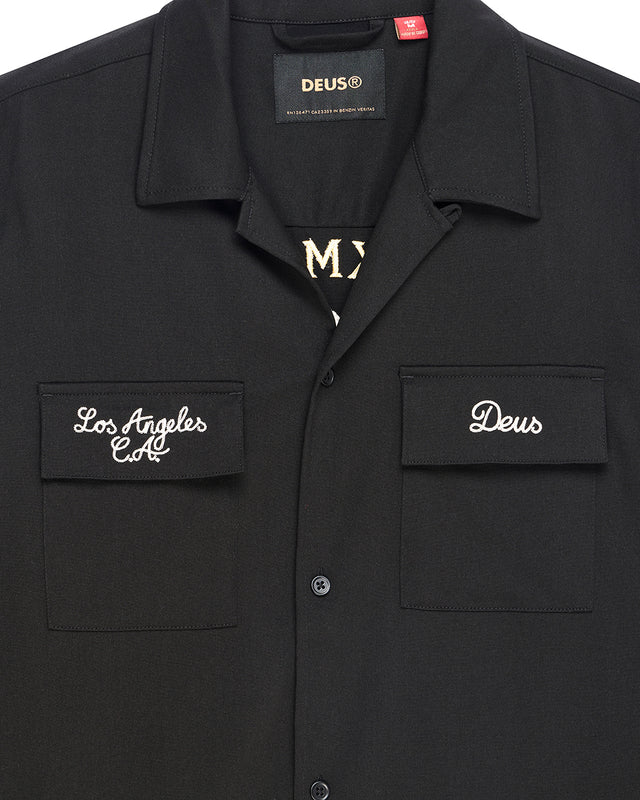 Forbidden Fruit Bowling Shirt - Black, view 8
