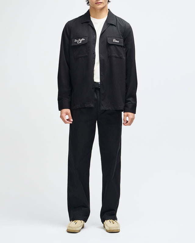 Forbidden Fruit Bowling Shirt - Black, view 5