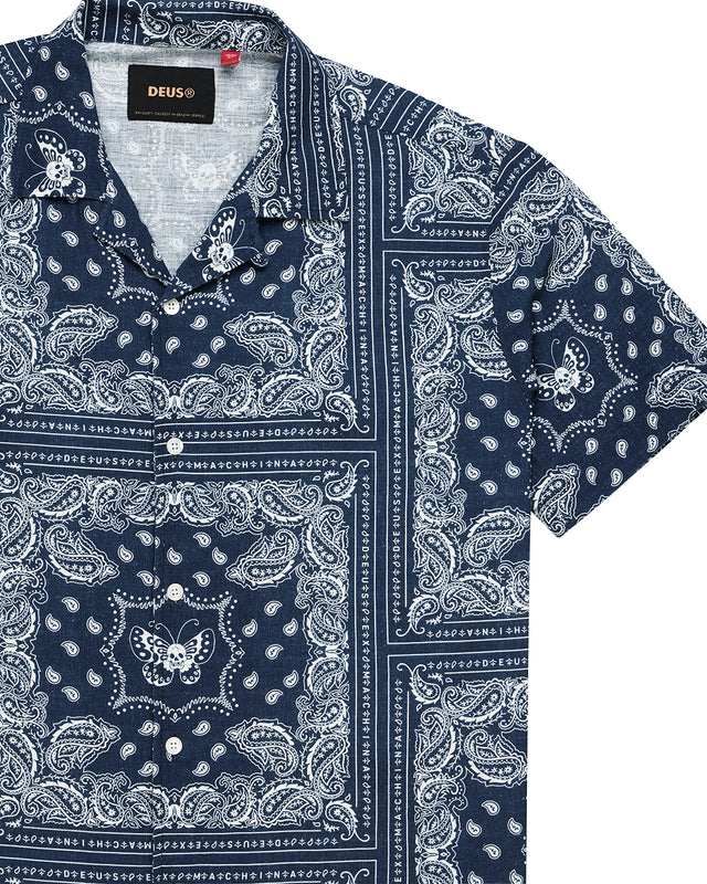 Bad Sign Shirt - Navy, view 7