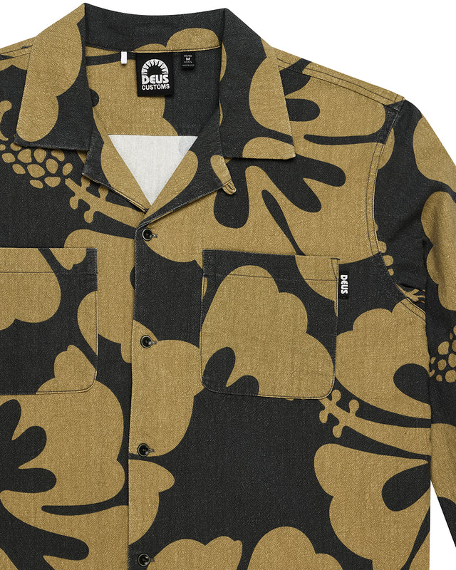Oahu Ls Shirt - Anthracite Grey