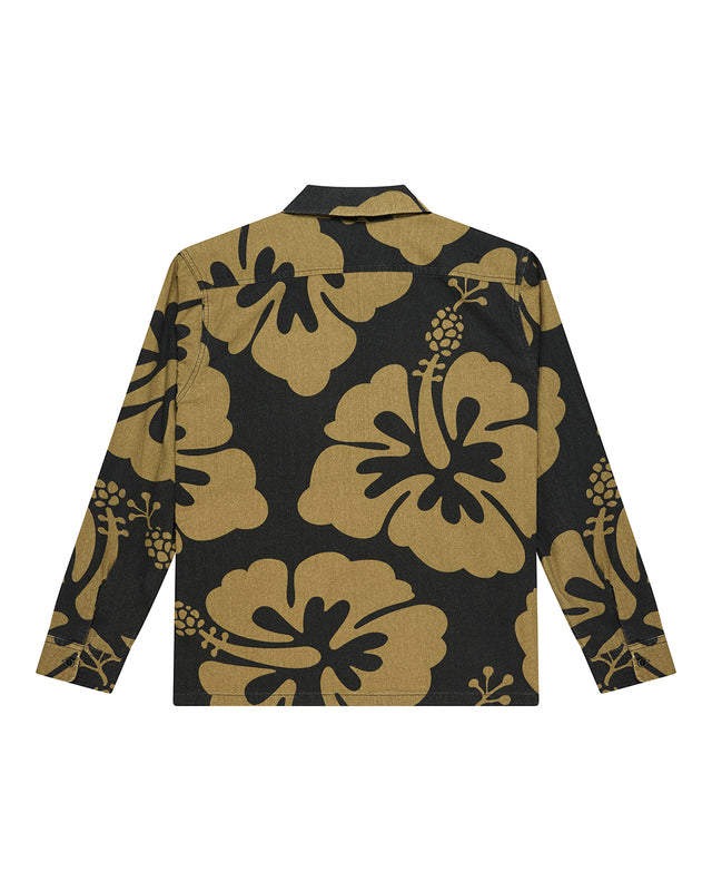 Oahu Ls Shirt - Anthracite Grey