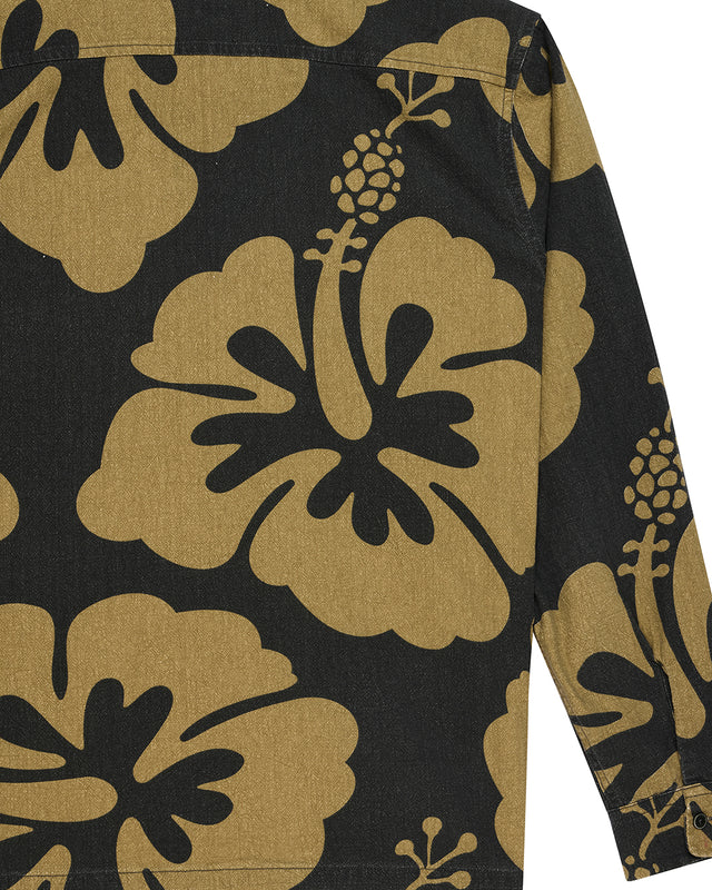 Oahu Ls Shirt - Anthracite Grey