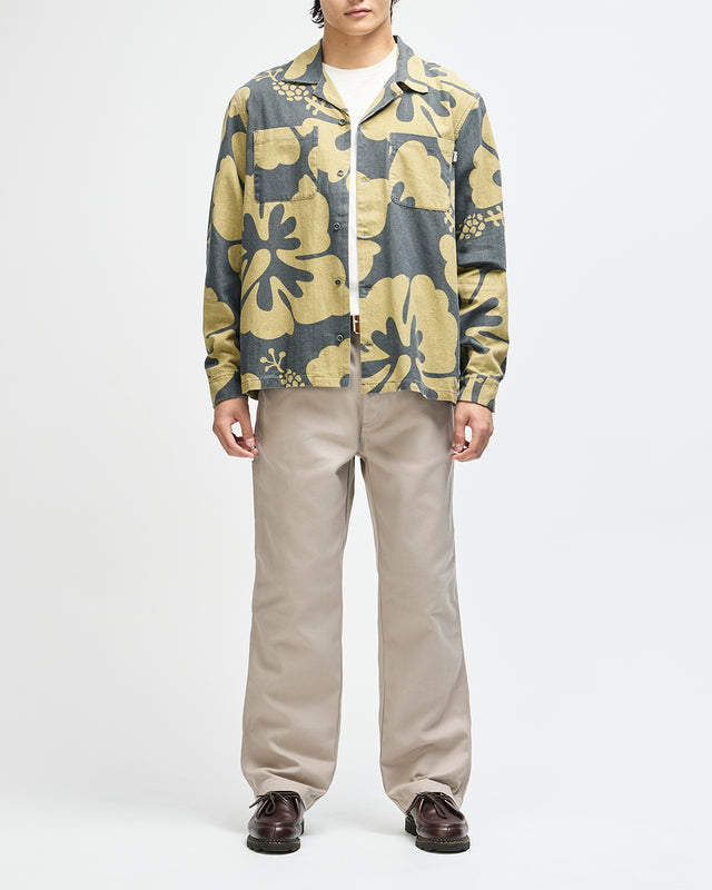 Oahu Ls Shirt - Anthracite Grey