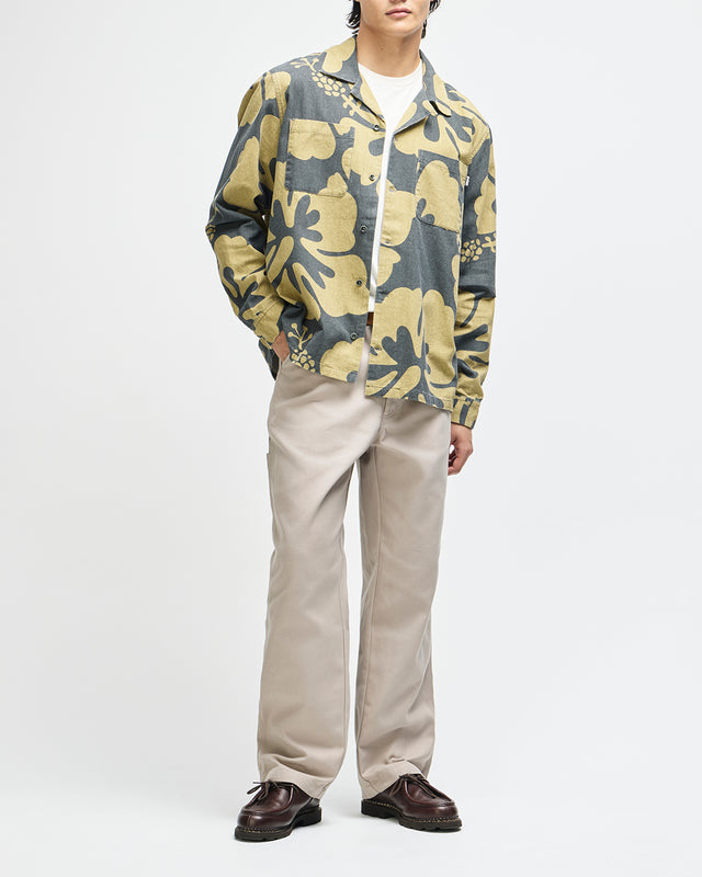 Oahu Ls Shirt - Anthracite Grey
