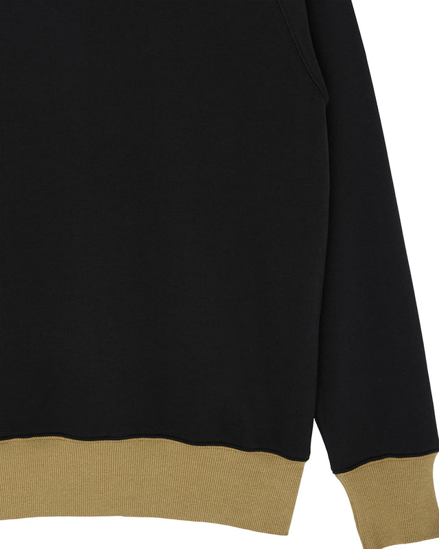All Others Half Zip Sweat - Black, view 8
