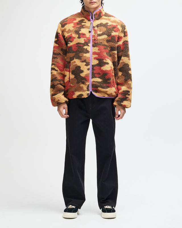 Owen Reversible Fleece - Camo-Black, view 4