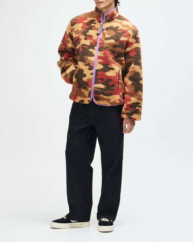 Owen Reversible Fleece - Camo-Black, view 7