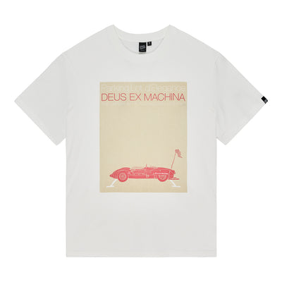 Parking Lot Tee - White, view 1|Flatlay