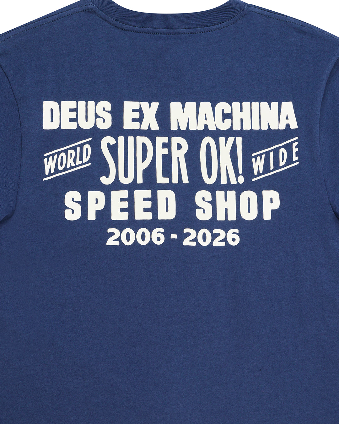 T-Shirts | Deus Ex Machina | Mudflap Tee - Mechanic Blue – Deus Ex