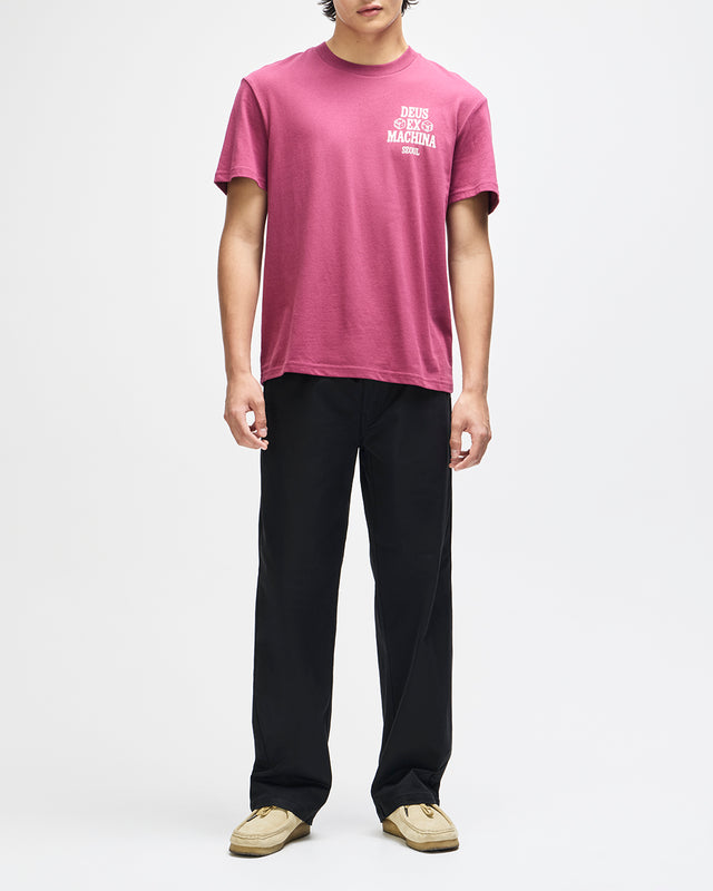 Seoul Ceramic Tee - Burgundy
