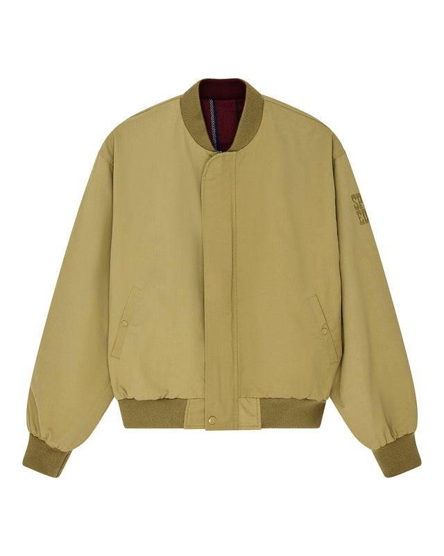 Pendula Reversible Jacket - Willow Green-Blanket Red, view 6
