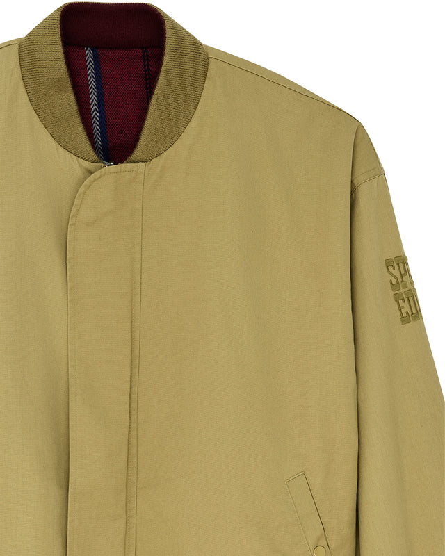 Pendula Reversible Jacket - Willow Green-Blanket Red, view 12