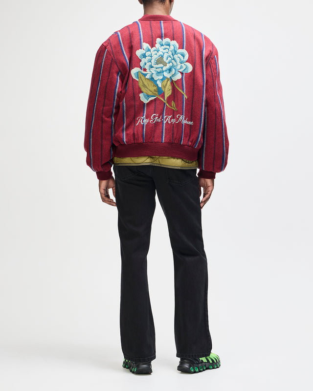 Pendula Reversible Jacket - Willow Green-Blanket Red, view 16