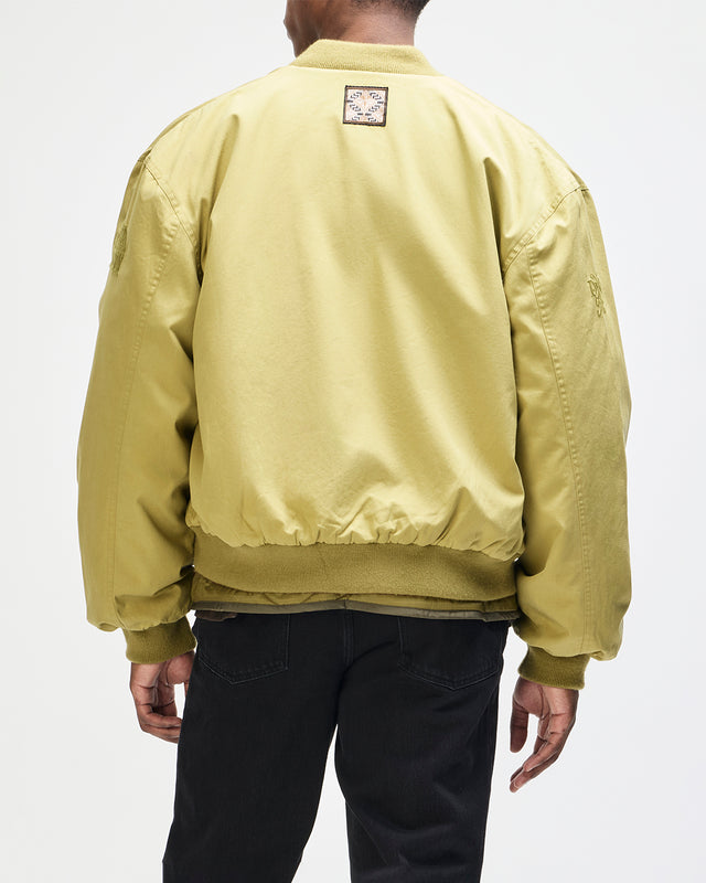 Pendula Reversible Jacket - Willow Green-Blanket Red, view 2