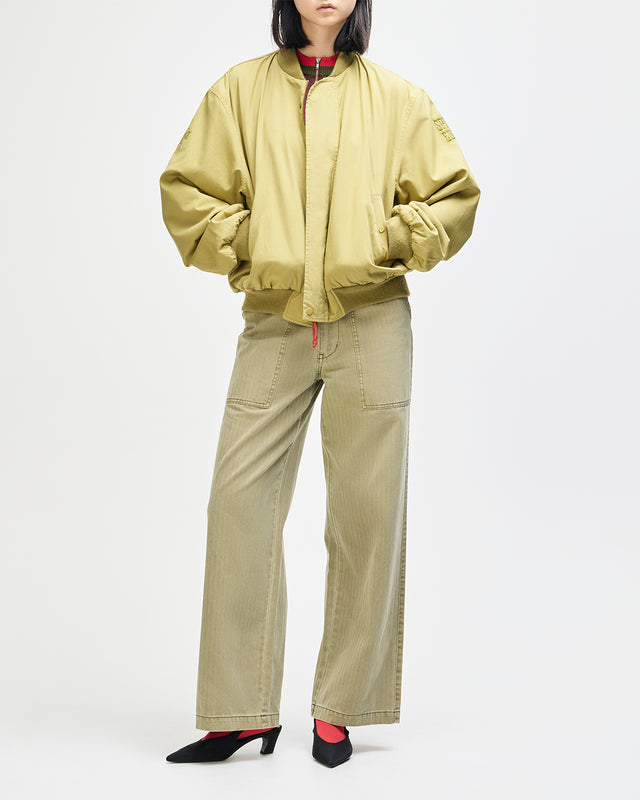 Pendula Reversible Jacket - Willow Green-Blanket Red, view 27