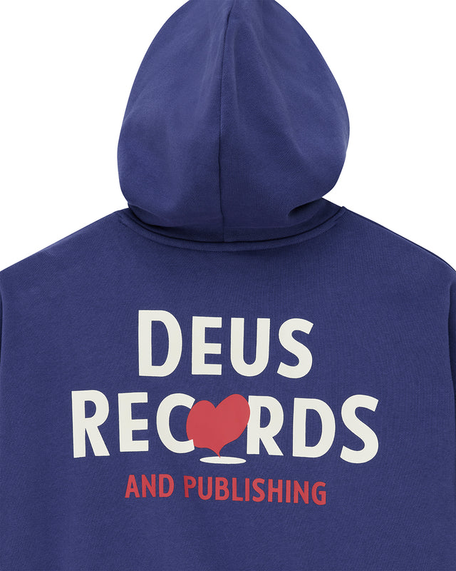 Deep Cut Hoodie - Limoges Blue, view 4