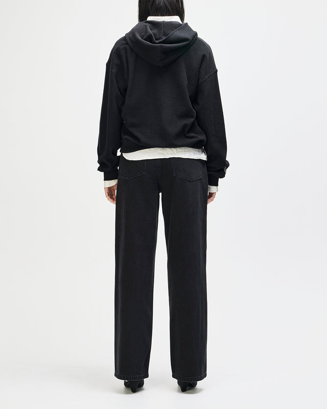 Unfinished Hoodie - Black Beauty, view 16
