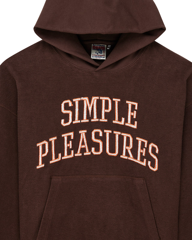 Unfinished Hoodie - Downtown Brown, view 14