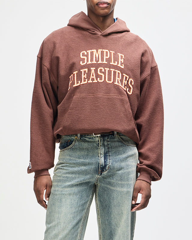 Unfinished Hoodie - Downtown Brown, view 1