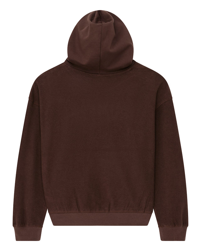 Unfinished Hoodie - Downtown Brown, view 6