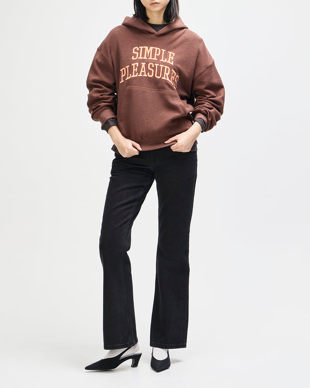 Unfinished Hoodie - Downtown Brown, view 16