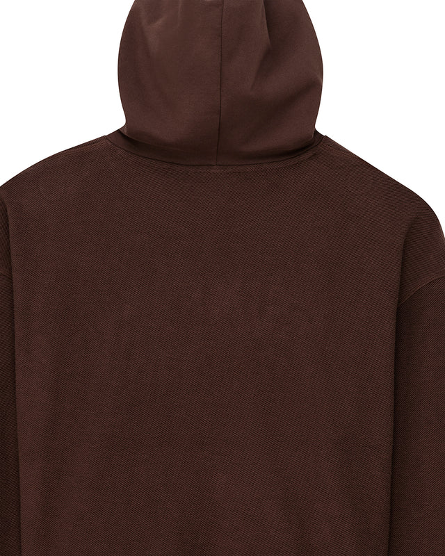 Unfinished Hoodie - Downtown Brown, view 15