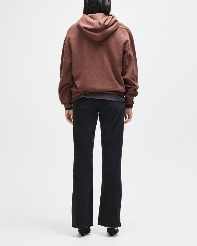 Unfinished Hoodie - Downtown Brown, view 13