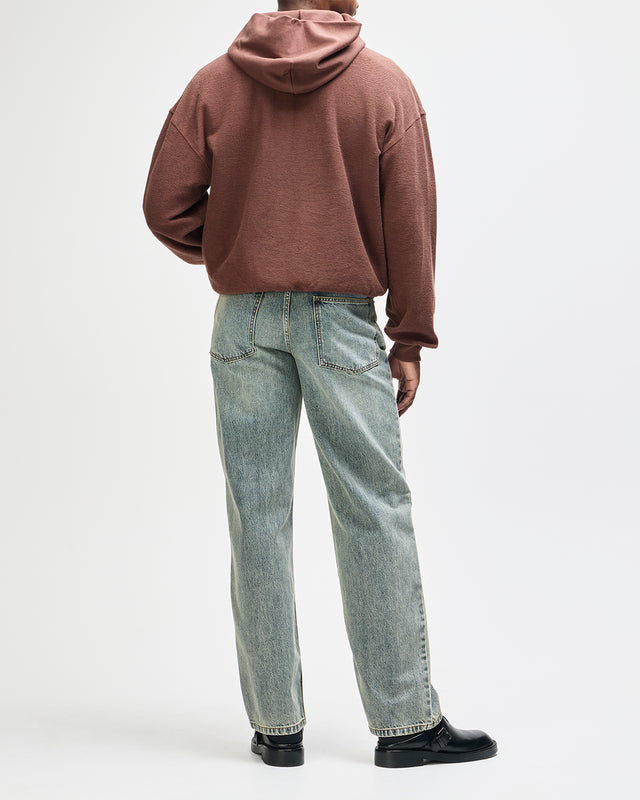 Unfinished Hoodie - Downtown Brown, view 9