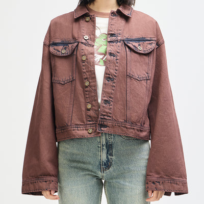 Folklore Jacket - Overdyed Brown, view 1|Model