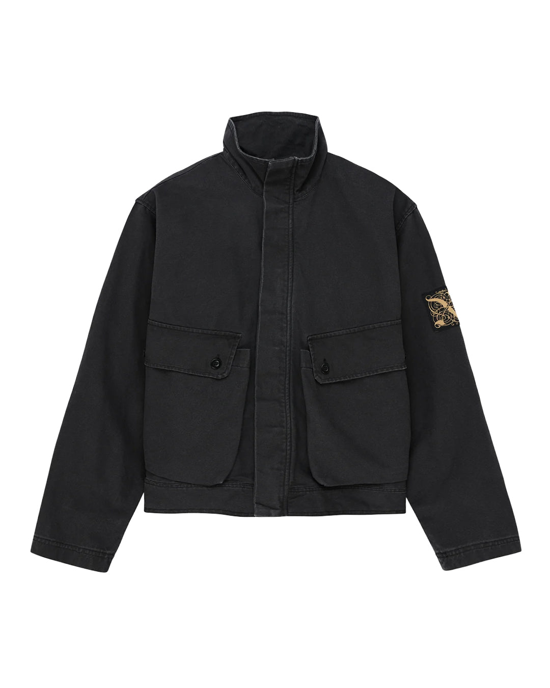 Common State Jacket - Overdyed Anthracite Grey, view 5|Flatlay
