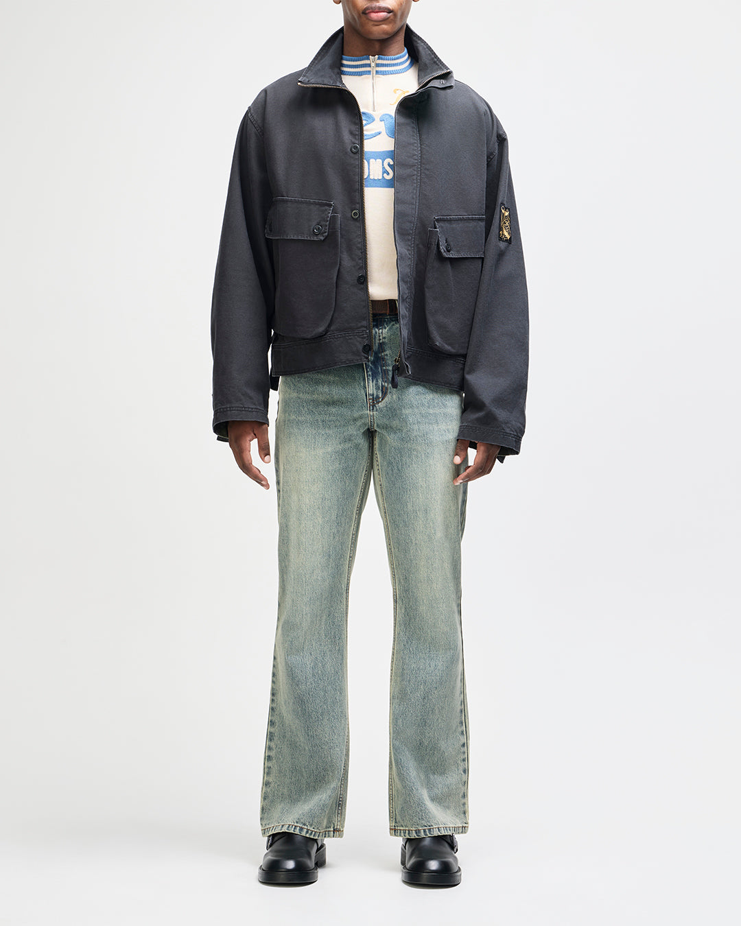 Common State Jacket - Overdyed Anthracite Grey, view 7