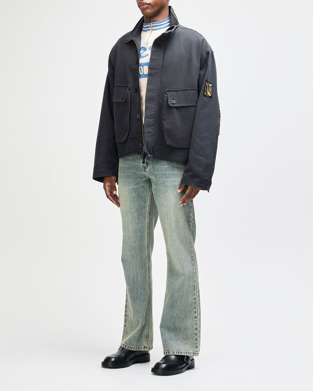 Common State Jacket - Overdyed Anthracite Grey, view 8