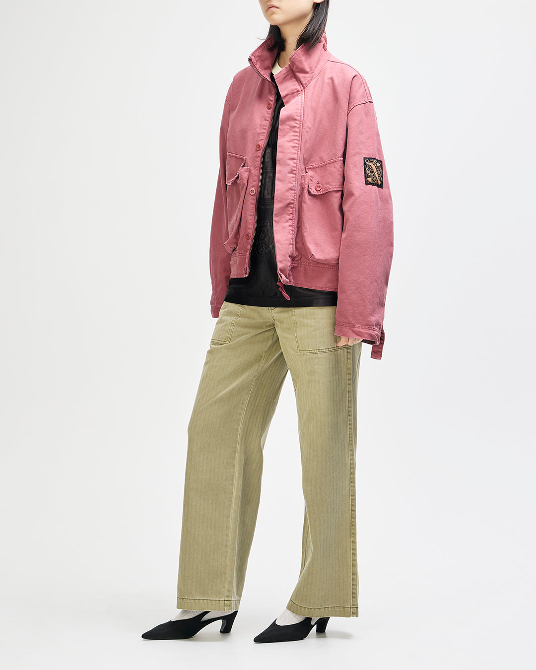Common State Jacket - Overdyed Red, view 7|Model