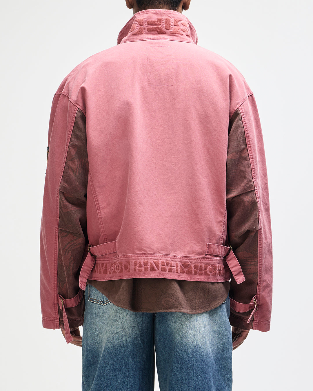 Common State Jacket - Overdyed Red, view 5|Model|Male