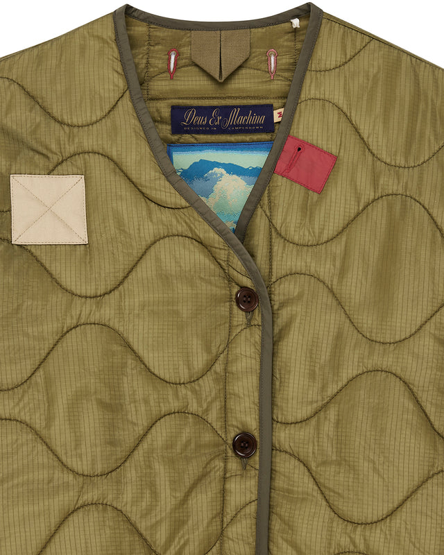 First Flower Liner - Olive Green, view 12