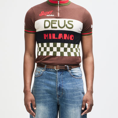 Hyper Extension Jersey - Clay Brown, view 1|Model