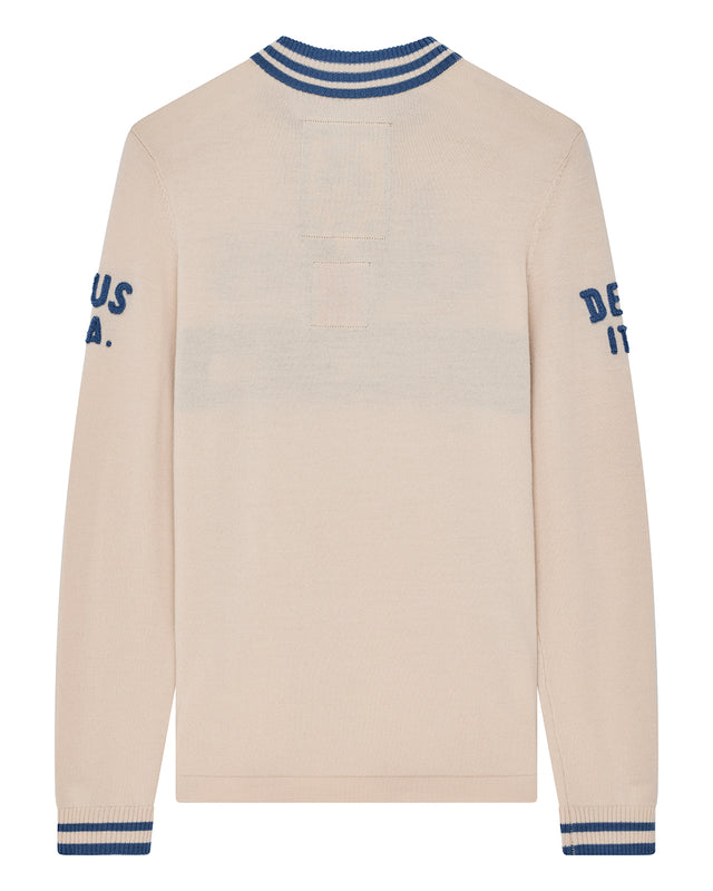 Henzen LS Knit Jersey - Tofu White, view 4