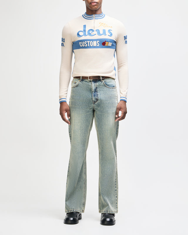 Henzen LS Knit Jersey - Tofu White, view 5