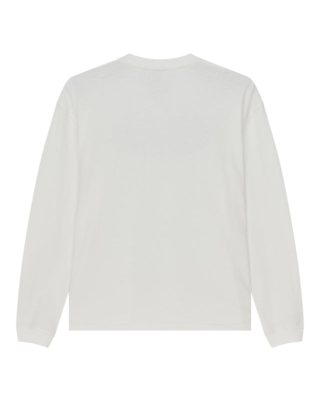 Smile Os Ls Tee - Vintage White, view 2