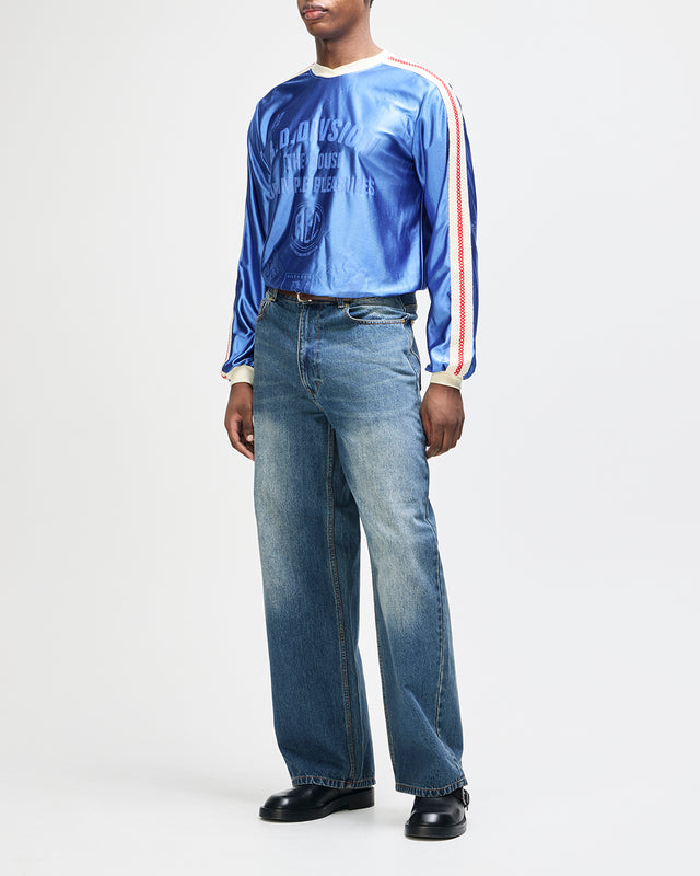Kazuko Jersey - Daphne Blue, view 4