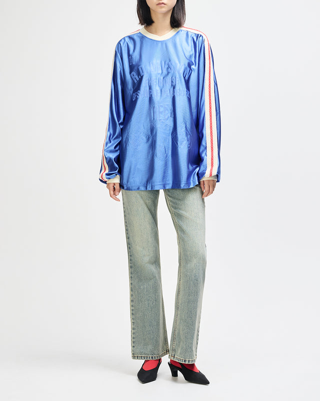 Kazuko Jersey - Daphne Blue, view 8