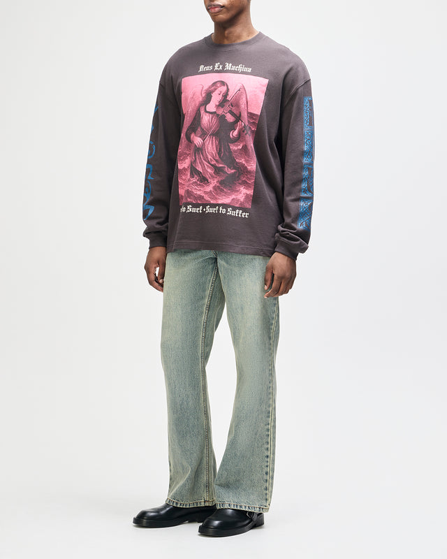 Swell Maps Os Ls Tee - Anthracite Grey, view 11