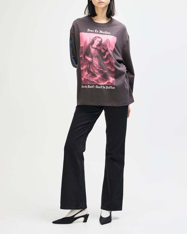Swell Maps Os Ls Tee - Anthracite Grey, view 16