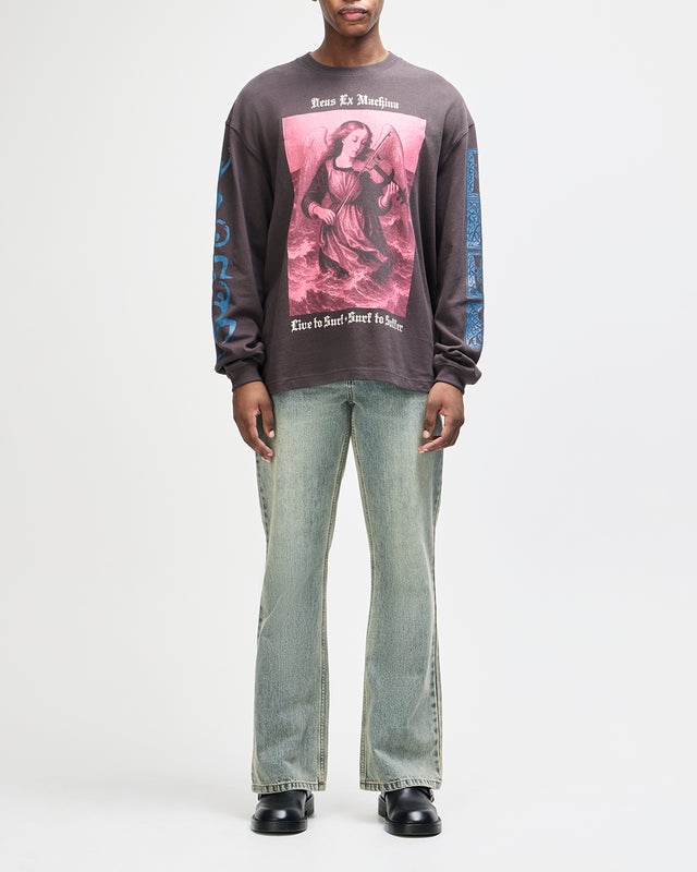 Swell Maps Os Ls Tee - Anthracite Grey, view 14